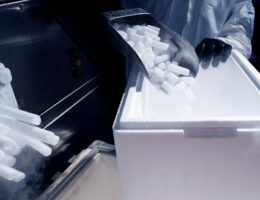 Dry ice in production